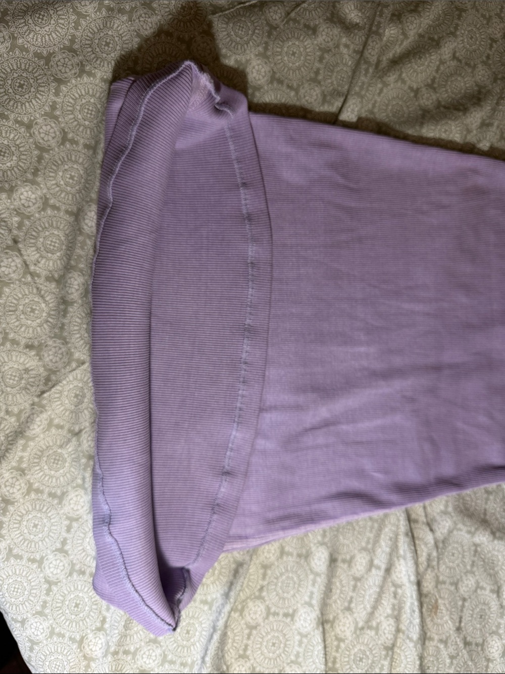 AMO Lilac Ribbed Tank Midi Dress - Picture 7 of 10